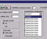COMMISSIONING THE PEGASE VMA 20 PC PARAMETER SOFTWARE.