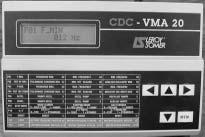 COMMISSIONING THE CDC-VMA 20 CONSOLE 2. - Read mode - Connect the console to the RS 22 socket. - Power up the. - On power-up, the console display is positioned on the 1st parameter P01 F-MIN.