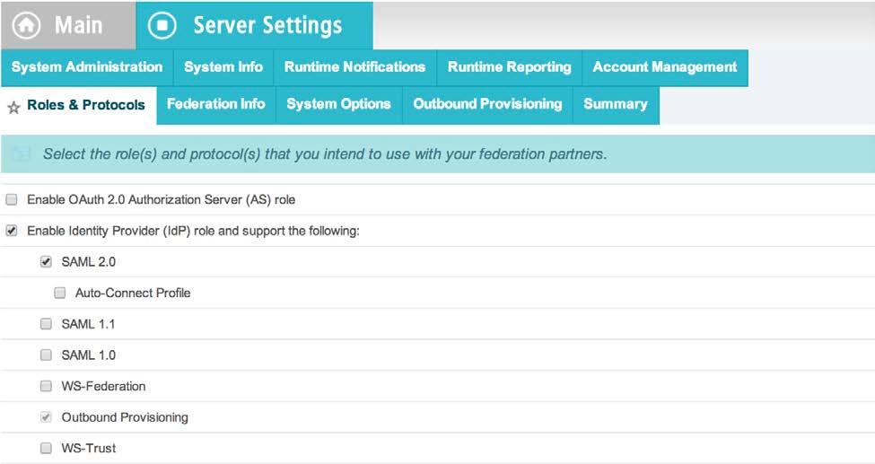 For information about using the FAILOVER setting for runtime deployment, see the PingFederate Server Clustering Guide. 5. Start or restart the PingFederate server.