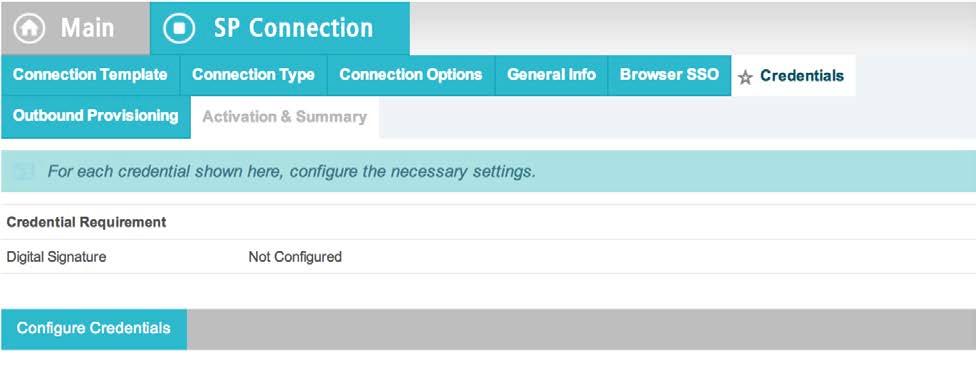 22. On the Digital Signature Settings screen, select a signing certificate for SAML assertions.