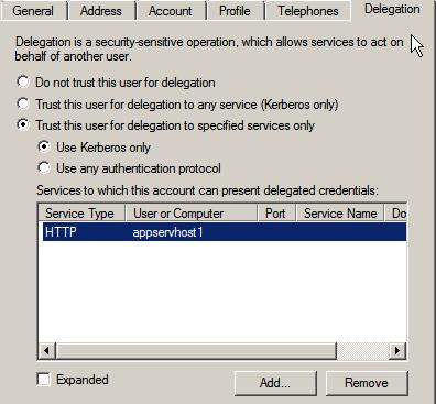 Preparing for VSJ Figure 7: Selecting a VSJ account object for its mapped services Select an object name in the Select Users or Computers window, and press OK.