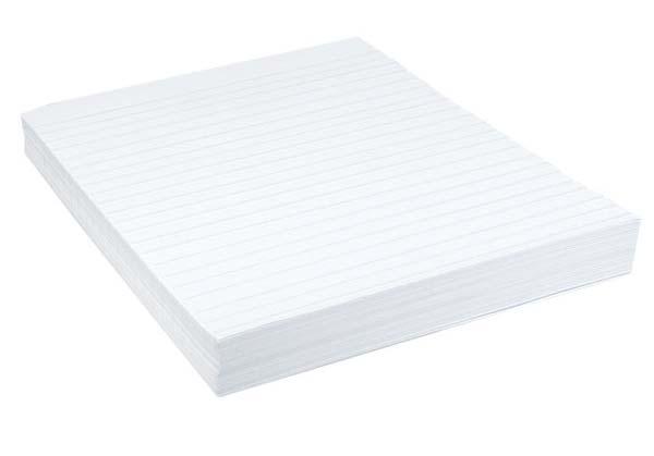 00 Embossed Pencil Writing Paper White paper with raised