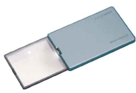 00 Eschenbach Easy Pocket 4x Lighted Slightly thicker than a credit card,