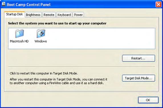 To set the default operating system in Windows: 1 In Windows, click the Boot Camp system tray item and choose Boot Camp Control Panel.