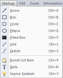 Using SoftPlan review 1 Using the Markup Commands The Markup menu supplies various commands that allow you to add changes, comments, and suggestions to a drawing or to specific areas of a drawing.