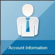 The Account Information tile is found on the Account menu.