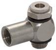 ø S S 15 and 16 Series SP and hose fittings ISO - Regulating out banjo elbow assembly 16K51 Regulating out, with seals ody and regulating bolt: Regulating screw: brass ISO - anjo elbow assembly 16A51
