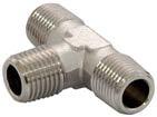 15 and 16 Series SP and hose fittings ISO R - Tee connector 15060 ISO -