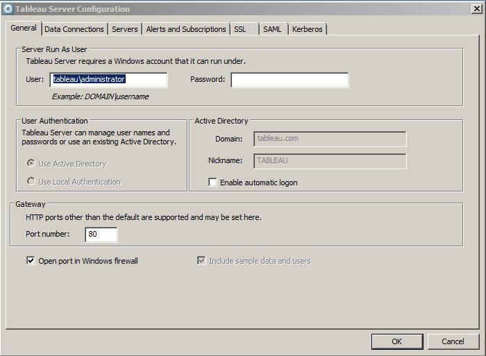 Configuring Tableau Server To add SafeNet Authentication Service as an identity provider in Tableau Server: Download the SAS Metadata, page 7 Configure Tableau Server for SAML Authentication, page 7
