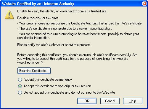 4.1. SSL Certification Data Encryption When http://192.168.1.200 (default IP Address of the ACTAtek External IP Smartcard Reader unit) is typed on the address bar of IE or netscape or any other web browser, the login page will appear.