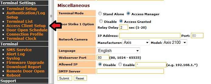 Chapter 6. Registration External IP Reader to Access Manager This Chapter is to guide you on how to setup/register the External IP Smart Card Reader to your Access Manager Lite or Suite. 6.1.