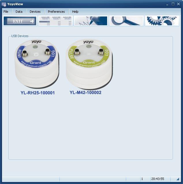 YoyoView Plus software (part number YY-200) In addition to the functionality of the basic software, the optional upgrade offers more complex analyses of data, charts and statistics.