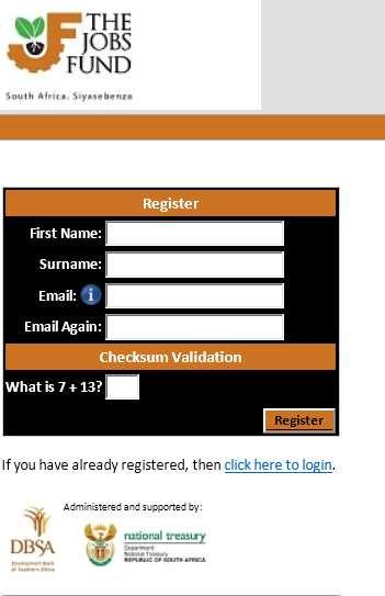 Make sure you have enabled popups on your browser For first time registration click on the