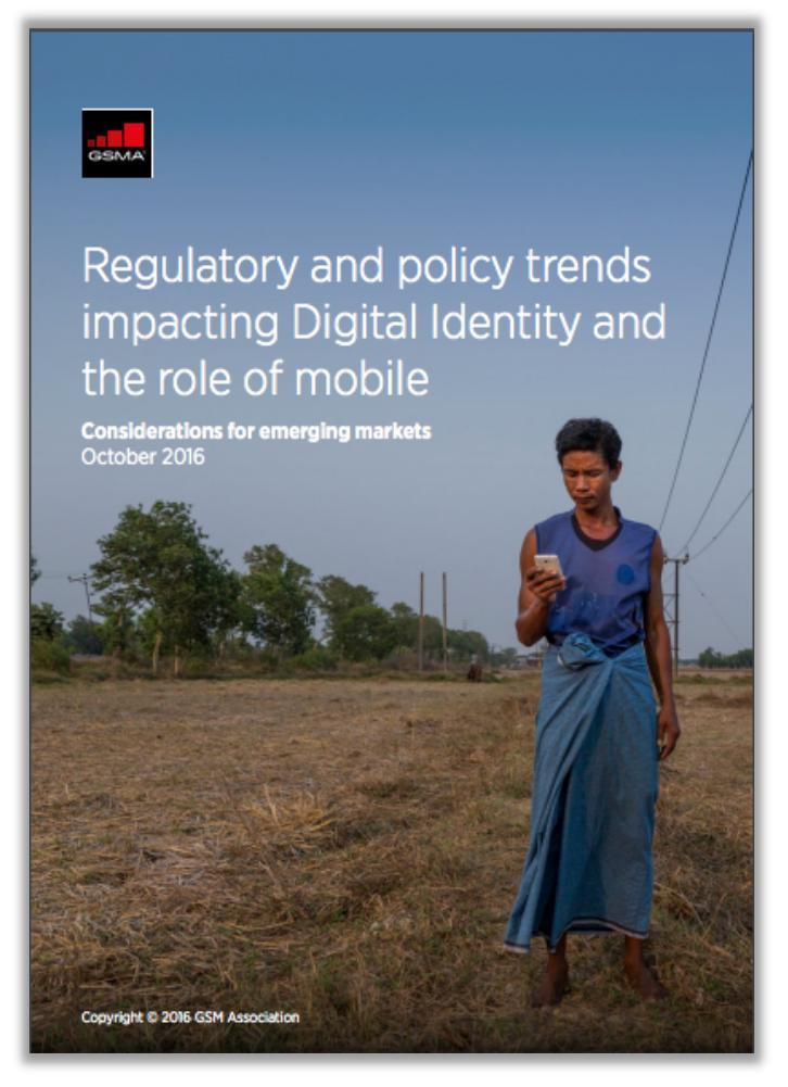 13 An enabling environment is critical The GSMA Identified 5 Key Policy & Regulatory Trends Impacting The Role of Mobile In The Digital Identity Ecosystem 1.