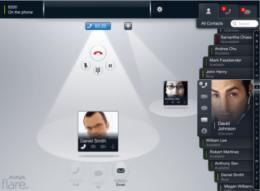 Flare Communicator on ipad enables enterprise communications capabilities beyond the office.