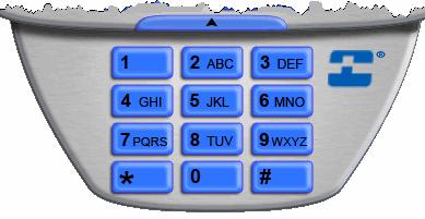 Dialpad Slider The Dialpad Slider allows you to enter numbers and letters. The Dialpad Slider features are described in Table 7 below.