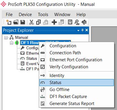 The statistics can be accessed in full by the PLX50 Configuration Utility or using the web server in the module.