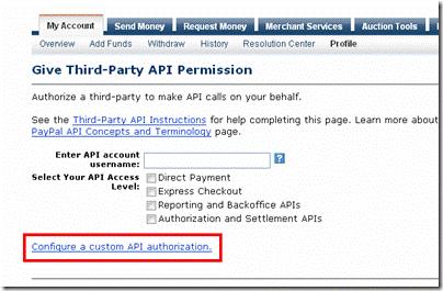 (e) Enter API account username marketing_api1.ipay88.com.my and check Express Checkout access level. Then click submit.