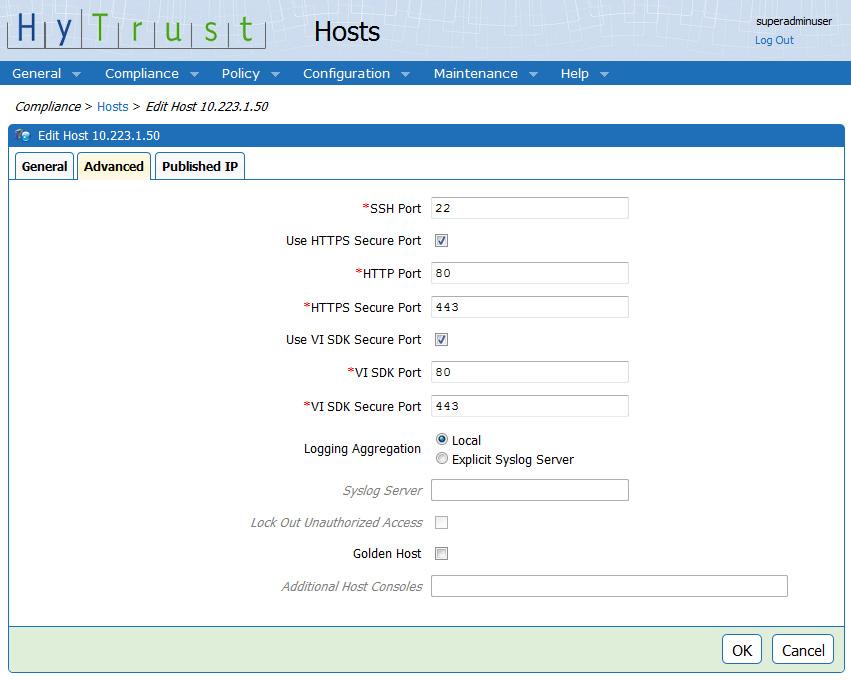 Post-Installation Tasks Adding Your First HTA-Protected Host 4.