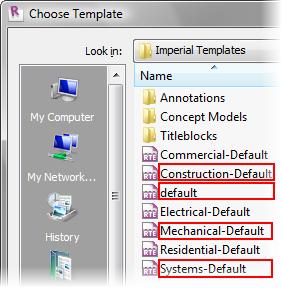 Setting Up Projects About Project Templates A project template enables you to start a project by providing initial conditions, such as the default project units and settings; the default building