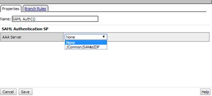 On the Authentication tab, select SAML Auth, and then click Add Item. 3.