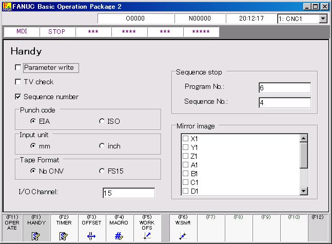 2.STANDARD OPERATION B-63924EN/01 2.4 SETTING 2.4.1 Setting of Settings This section describes how to set various types of data. Settings such as "TV check" and "Punch code" can be set.