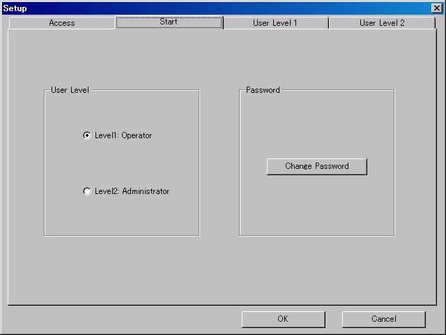 2.STANDARD OPERATION B-63924EN/01 2.7.2.2 Changing the user level and password Which of the two user levels to use can be set.