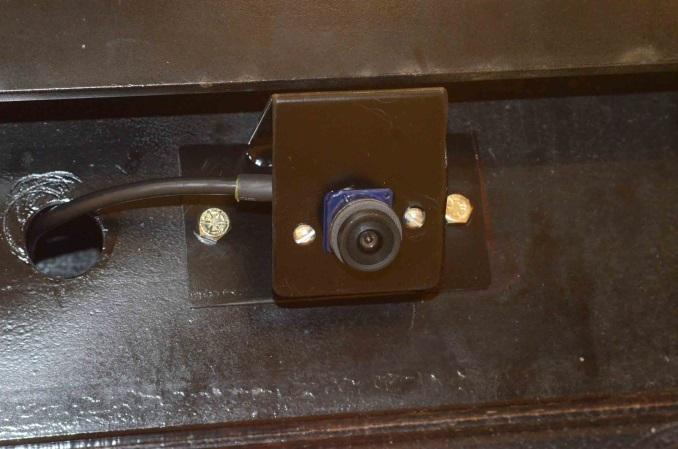 If practical, it is desirable to mount the camera in a location where the connector on the end of the pig