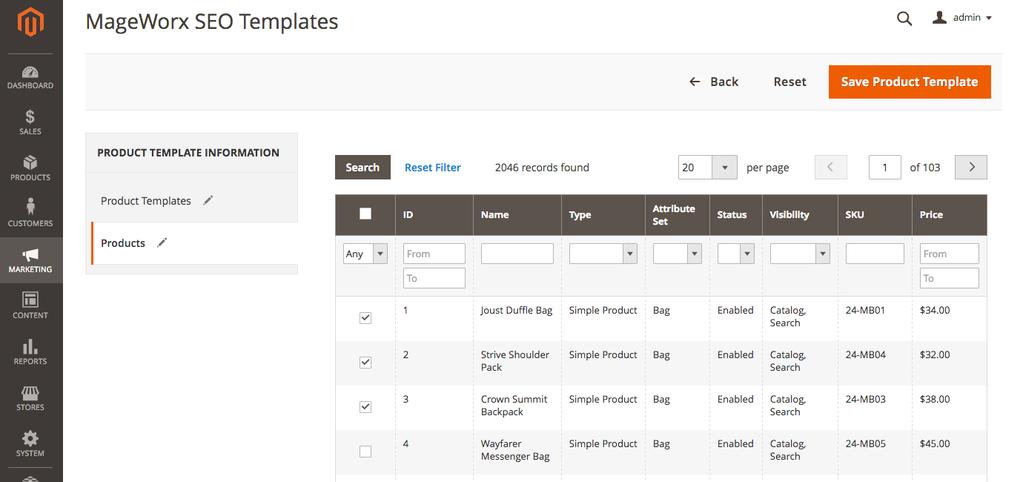 13. SEO Meta Templates for Product Pages Switch to the Products tab.