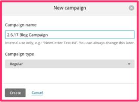 Here are the action items you ll take to send out that first email campaign : Action Item #1: Create a new campaign.