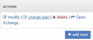 5. Next to the mailbox, click on Change plan and select the