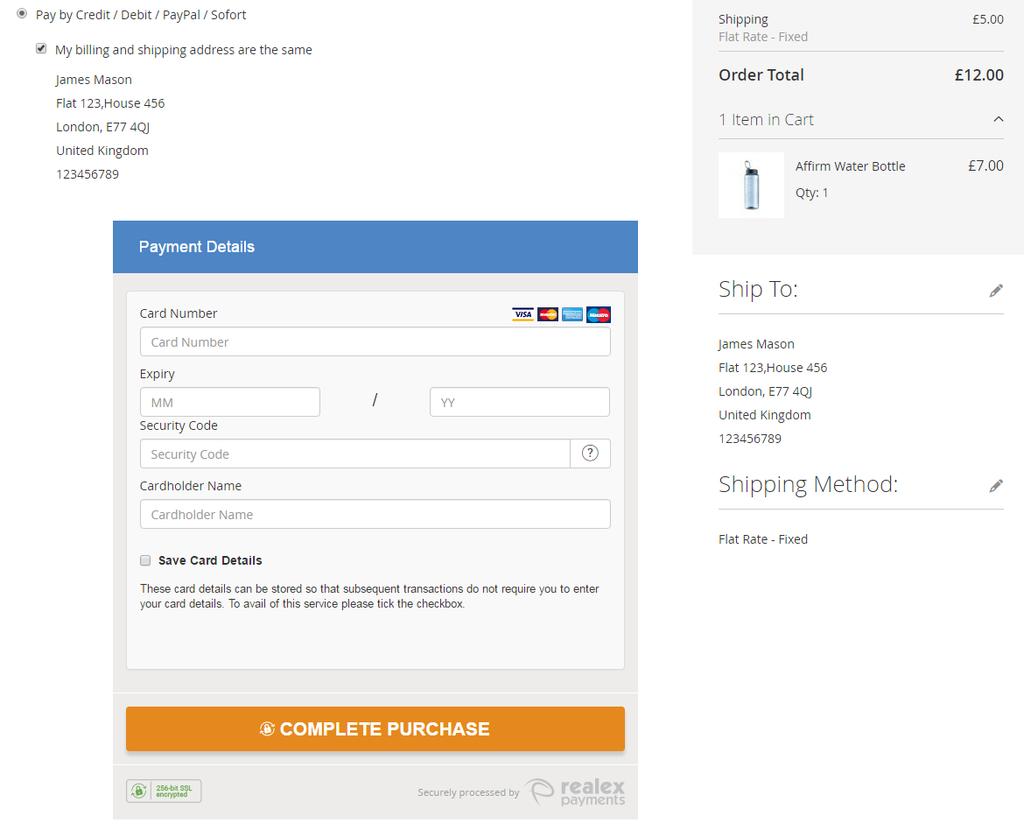 2 Hosted Payment Page (HPP) Realex Payments hosts a secure, fully customisable and responsive payment page.