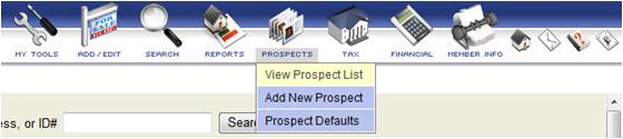 What Does the Agent See? You will access the Prospect s personalized Website from Tempo s View Prospect screen. To access this screen, go to Prospects > View Prospect List.