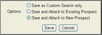 OR click the Save Custom Search button on the property results page. Step 3: Type a name for the custom search.