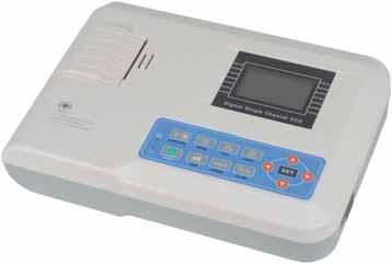 33220 SINGLE CHANNEL ECG 100G - large LCD display waveform and data - high-resolution thermal printing array system - frequency response is as high as 150 Hz - capable of printing continuously on