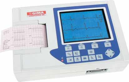 3 AND 6-12 CHANNEL DIGITAL ECG WITH HIGH RESOLUTION MONITOR 33334 WITH INTERPRETATION 33350 0068 3 YEARS WARRANTY made in Italy Portable with small dimensions and light weight 33334 CARDIO 3M - 1-3