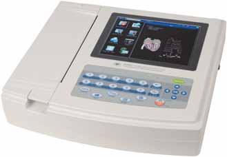 Main Features: - 12 leads simultaneous 10-second resting ECG with interpretation in only 60 seconds multilanguage. Internal software+print in GB, FR, IT, DE, RU, TR, CN.