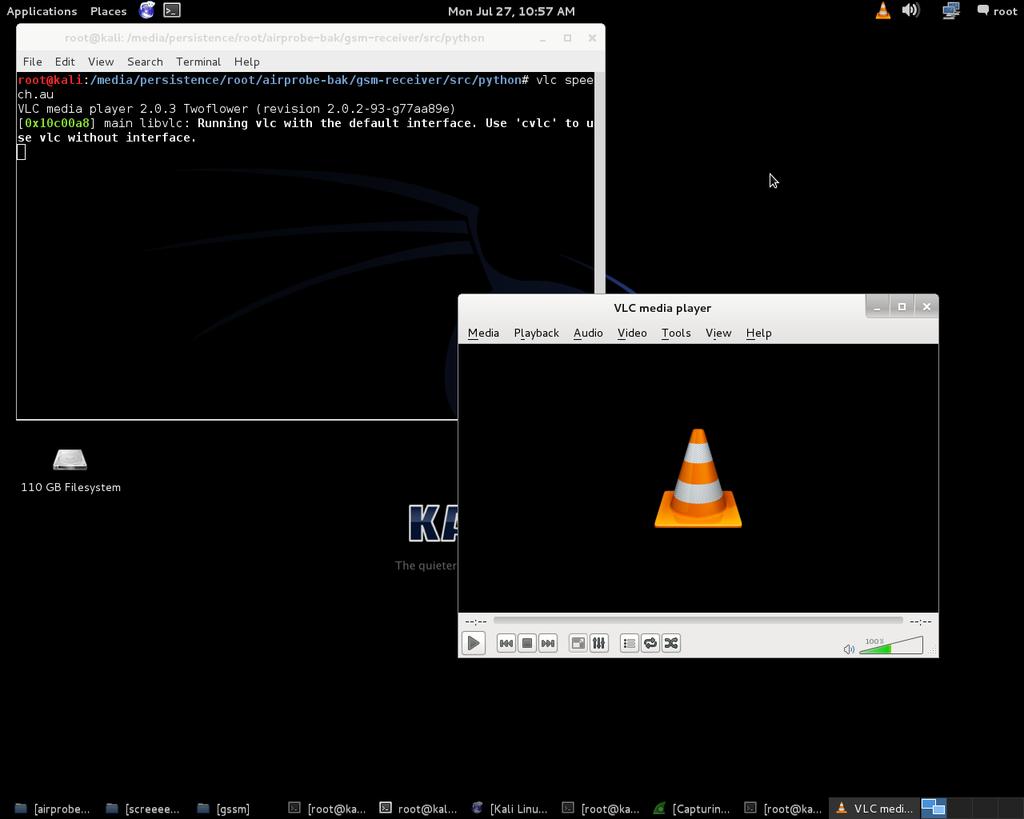 Step 4: Finally we open the Vlc player and if every set it up correctly we