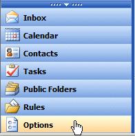 Outlook Web Access Options If you are used to Out of Office Assistant, Signature, and many other features in Outlook, most of these are now located in the Options menu screen.