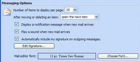 When you return (to your office), and load Outlook, you will see a screen prompt reminding you that Out of Office Assistant is