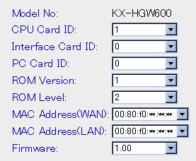 4.6.5 Support Support window allows you to jump to the Panasonic web site and to transmit the KX- HGW600 s hardware and software information to the support team for assistance.