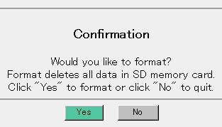 Note This function is useful when you want to delete all the files in your SD memory card. Recording /Playback 3.2.