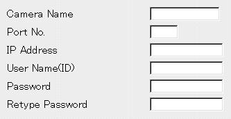 Note If the ID and password are set on the Security: Administrator window of Network Camera, you have to enter the same ID (user name) and password.