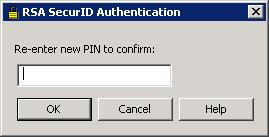 Prompt for system to generate PIN: 3.
