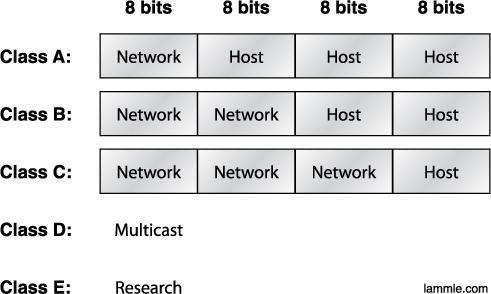 Network Addressing Subdividing an IP address into a network and node address is determined by the class designation of one s network.