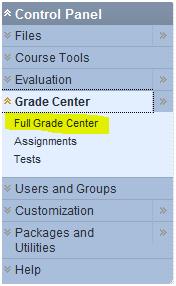 Assessments and Assignments that are made available through a Content Area are viewed and graded in the Grade Center.