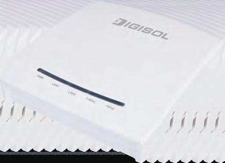 Dual Band Indoor Wireless Access Point with Built in Antenna DIGISOL is a new-generation 802.11n + 802.11ac-based high-performance gigabit wireless access point (AP) for industrial users.