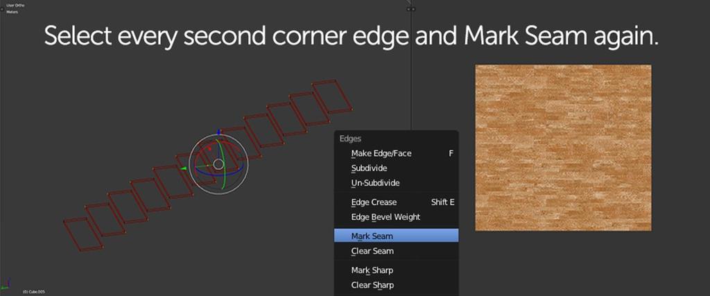 As you know from the previous step, we can only UV map geometry selected in Edit Mode.