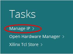 Chapter 3: Using Manage IP Projects Managed IP Features When you use the Manage IP flow in the Vivado IDE, the following features are available: Simple IP project interface Direct access to the