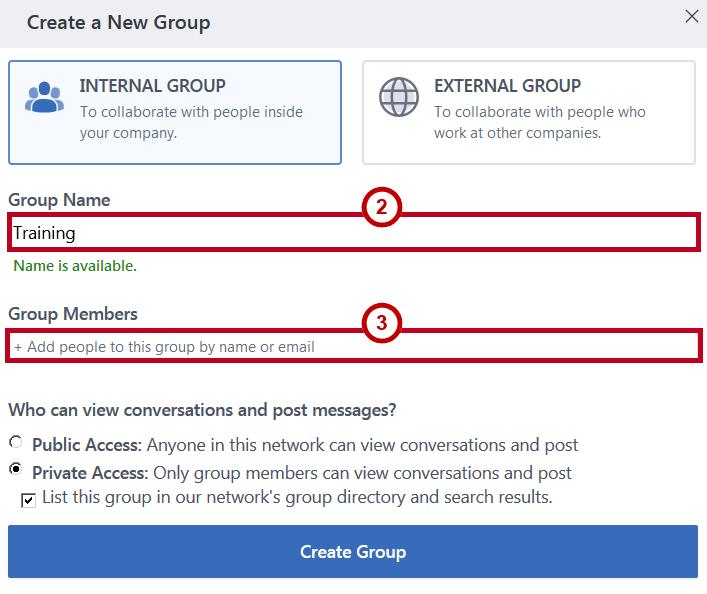 The Create a New Group window opens. In the Group Name field, enter a name for your new group (See Figure 19). 3.